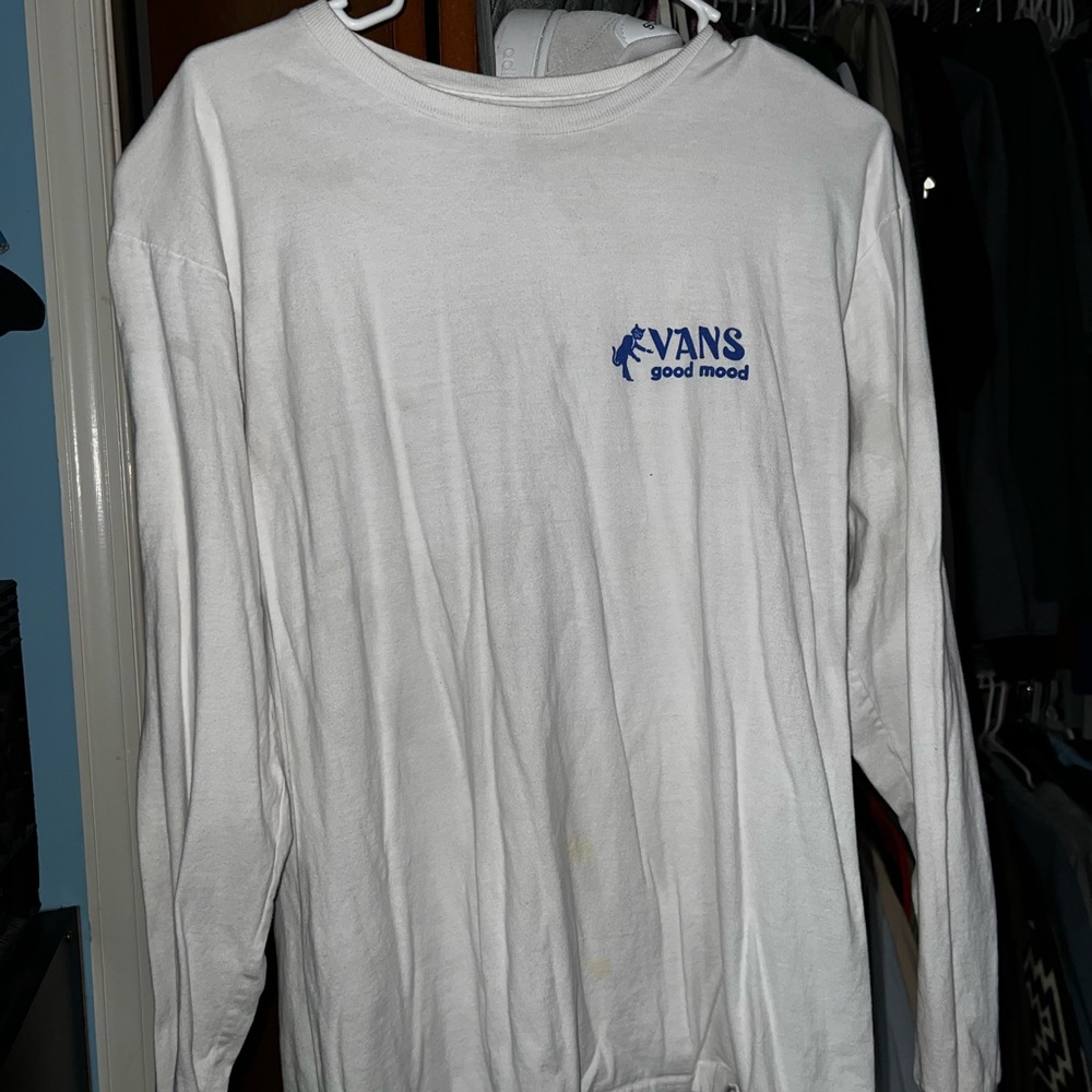 Vans White Long Sleeve Shirt